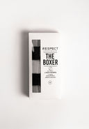 Men 5 pack boxers elastic waistband grey in a stylish box featuring a smooth finish and a secure fit. Ideal daily wear.