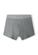 Men 5 pack boxers elastic waistband grey featuring a smooth finish and classic cut for comfort and support.