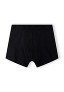 Men 3 pack boxers with logo waistband black, featuring a classic cut and elastic waistband for comfort and support.