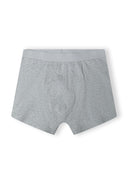 Men 3 pack boxers elastic waistband grey with soft cotton fabric for comfort and durability. Perfect fit for daily wear.