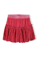 Girls skirt sparkle pleated pink 3-14y with tiered ruffles and elastic glitter waistband for comfortable fit.