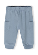Boys long sleeve sweatshirt jogger set blue 3-24m, blue jogger trousers with elasticated waistband and side pockets. Perfect for kids.