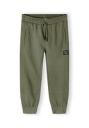 Boys joggers in khaki with elasticated waistband and side pockets.